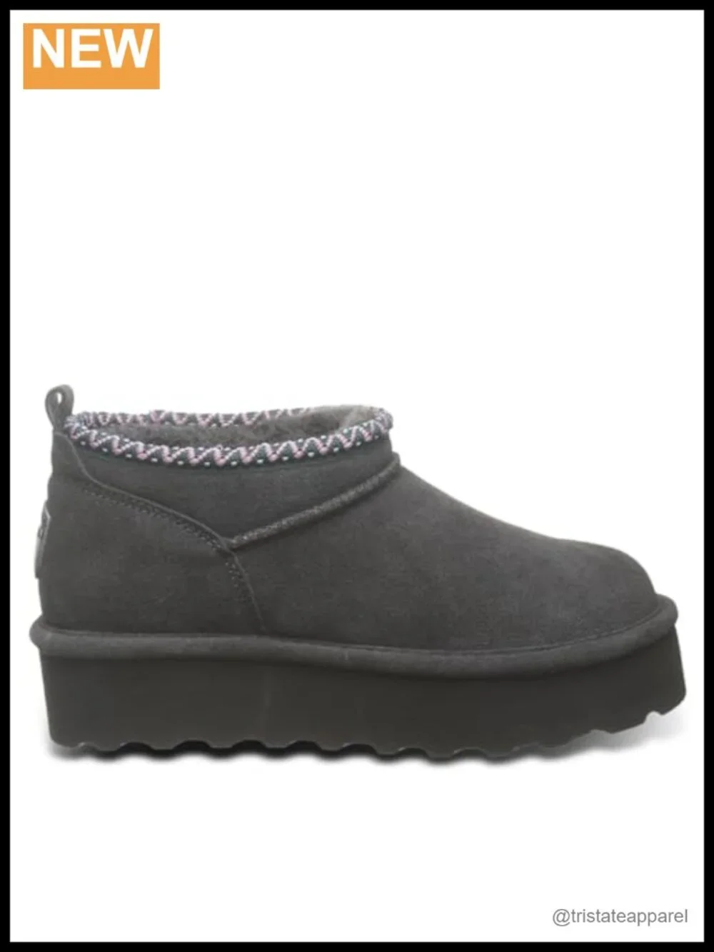 Women's Suede Ankle Boots Water Repellent Winter Pull-On Mid-Calf